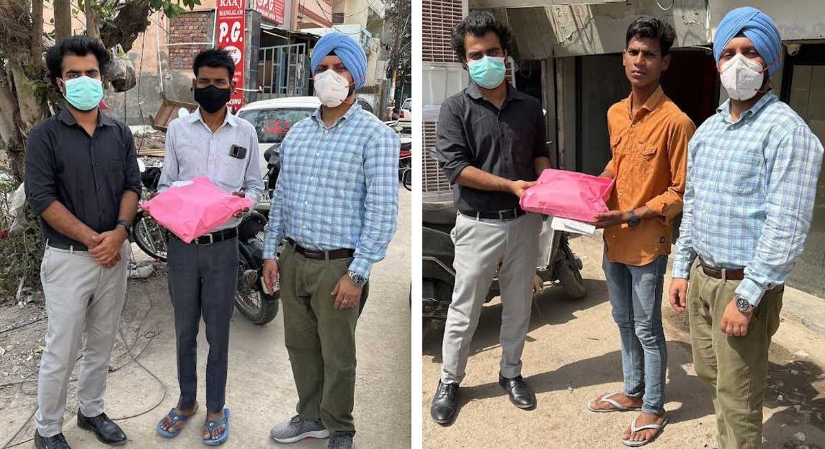 क्षय रोग से ग्रसित रोगियों को पौष्टिक आहार पोटली का किया वितरण